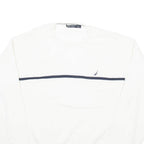 NAUTICA Mens Jumper White Tight Knit XL