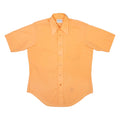 BELGRAVE SQUARE Mens Plain Shirt Orange L