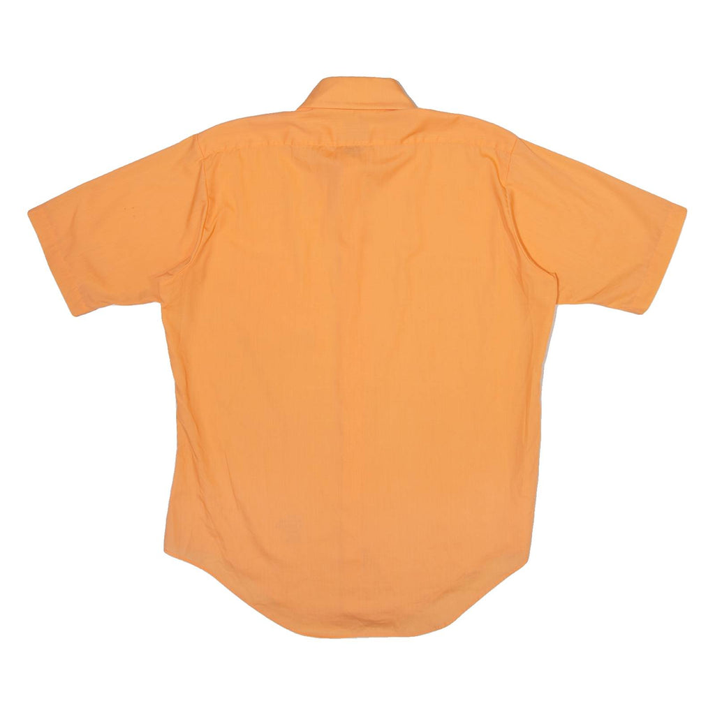 BELGRAVE SQUARE Mens Plain Shirt Orange L