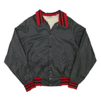 DON ALLERSON Mens Black & Red Protojays Shirt Jacket M Polyester Blend Plain