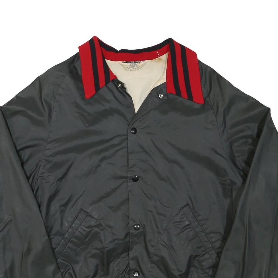 DON ALLERSON Mens Black & Red Protojays Shirt Jacket M Polyester Blend Plain