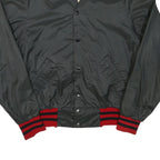 DON ALLERSON Mens Black & Red Protojays Shirt Jacket M Polyester Blend Plain