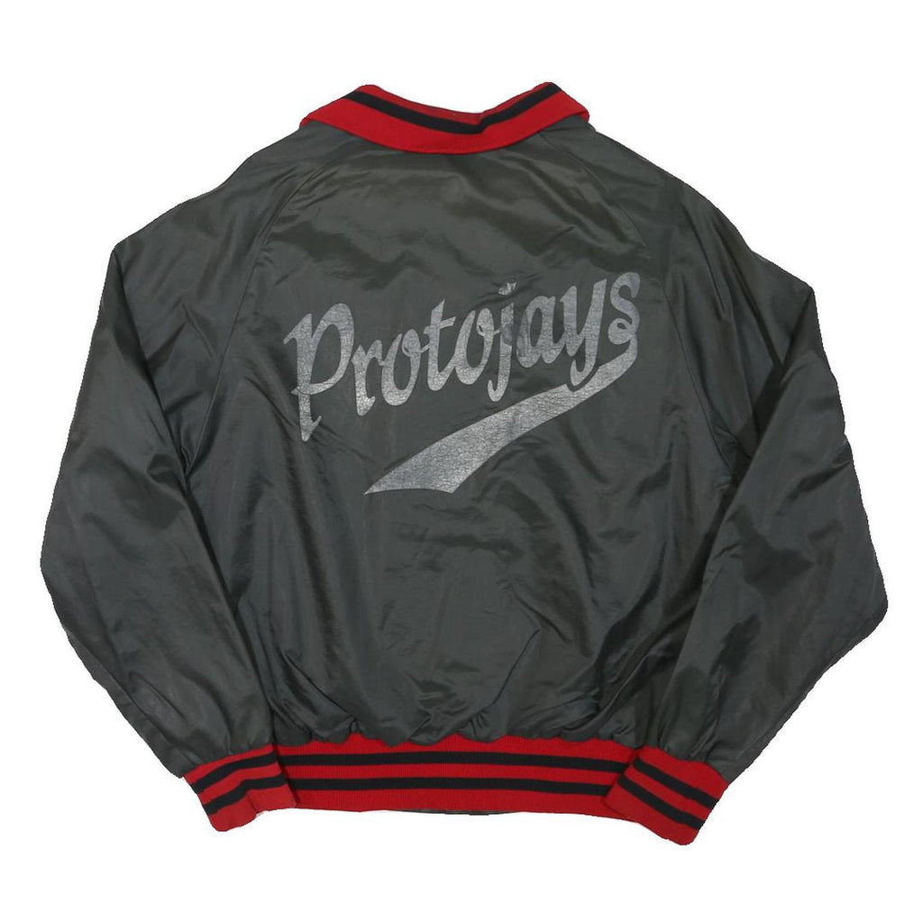 DON ALLERSON Mens Black & Red Protojays Shirt Jacket M Polyester Blend Plain