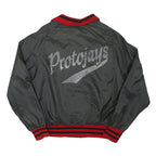 DON ALLERSON Mens Black & Red Protojays Shirt Jacket M Polyester Blend Plain