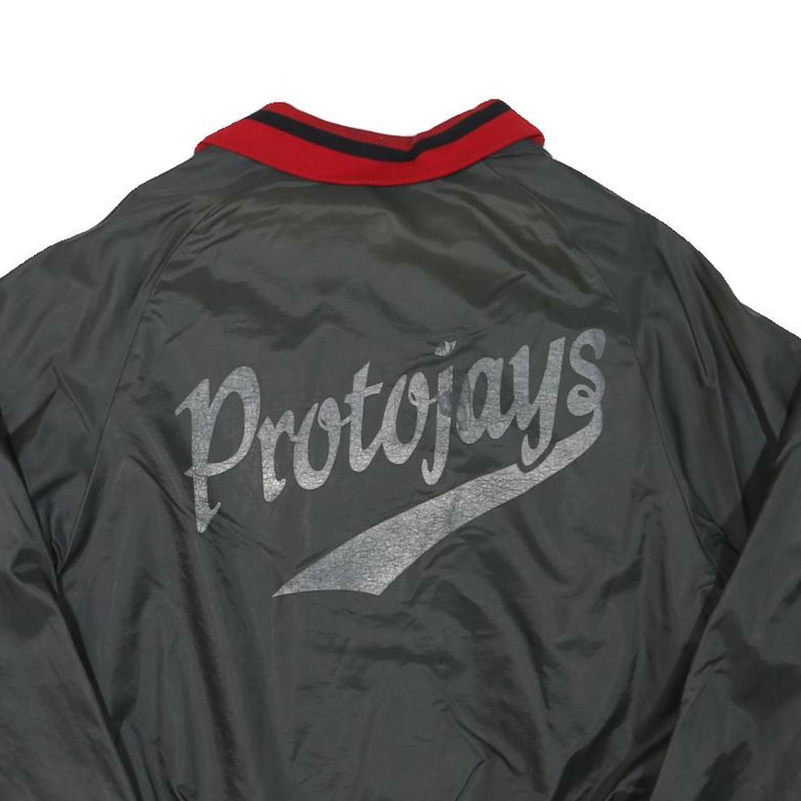 DON ALLERSON Mens Black & Red Protojays Shirt Jacket M Polyester Blend Plain