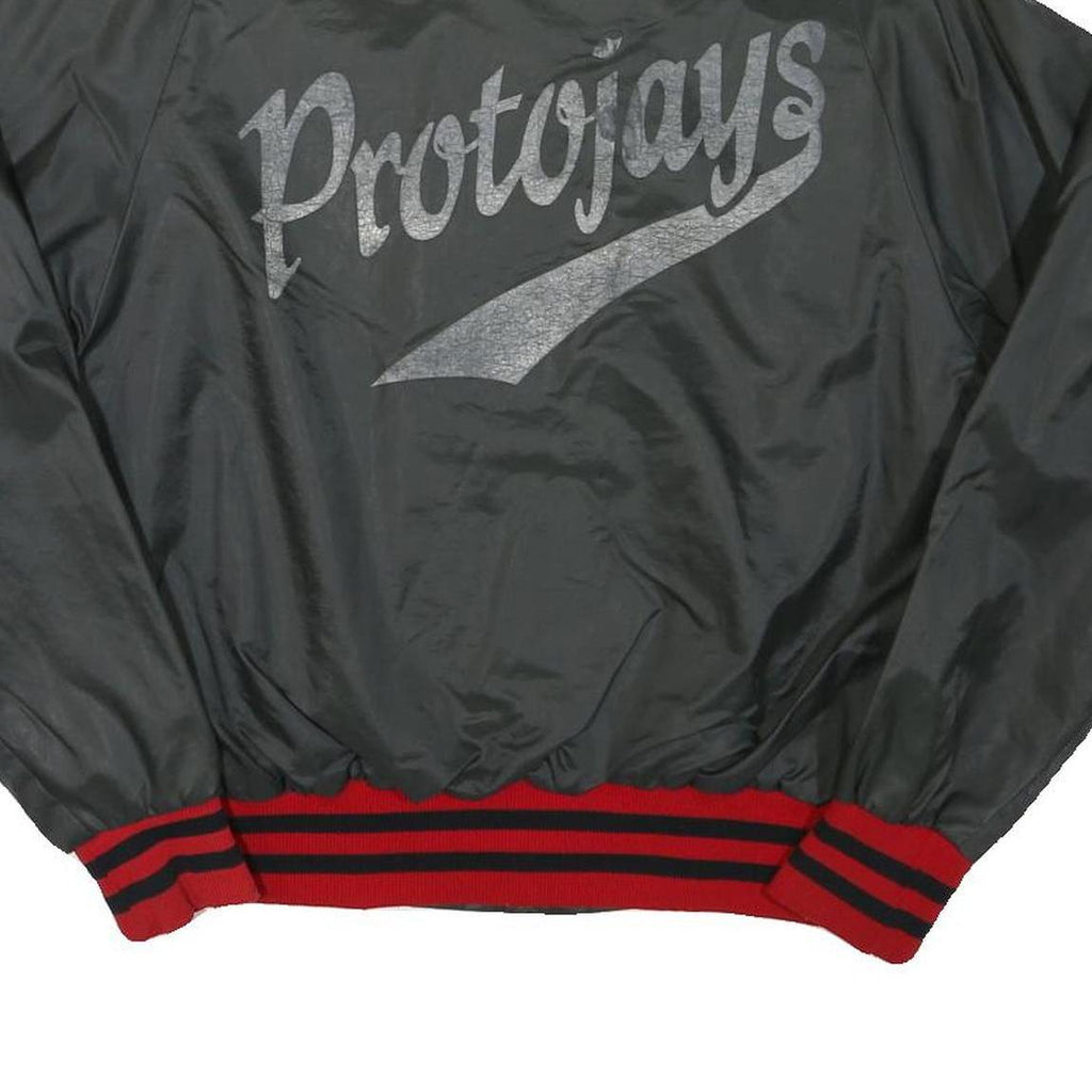 DON ALLERSON Mens Black & Red Protojays Shirt Jacket M Polyester Blend Plain