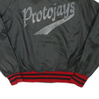 DON ALLERSON Mens Black & Red Protojays Shirt Jacket M Polyester Blend Plain