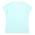 UNDER ARMOUR Womens Blue V-Neck Short Sleeve T-Shirt M Performance Activewear