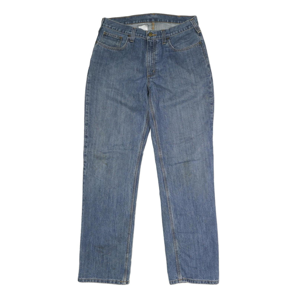 CARHARTT Mens Jeans Blue Regular Regular Fit Denim Medium W36 L34 Durable