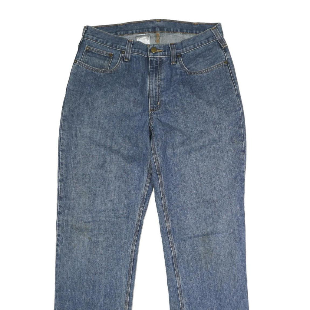 CARHARTT Mens Jeans Blue Regular Regular Fit Denim Medium W36 L34 Durable