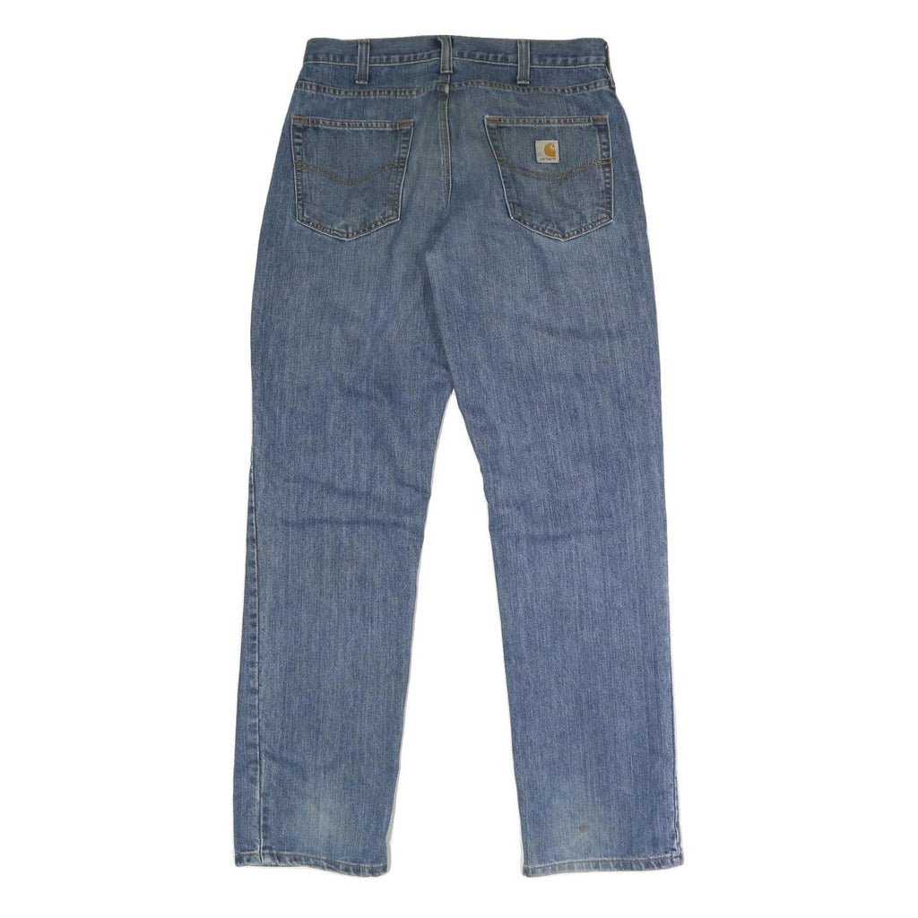 CARHARTT Mens Jeans Blue Regular Regular Fit Denim Medium W36 L34 Durable