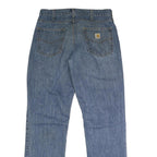 CARHARTT Mens Jeans Blue Regular Regular Fit Denim Medium W36 L34 Durable