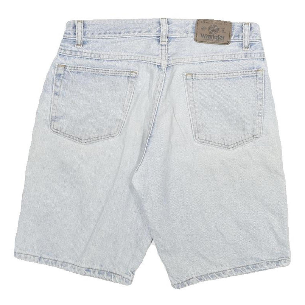 WRANGLER Mens Shorts Blue XS W26 Casual Denim Cotton Blend Relaxed Fit Pocket