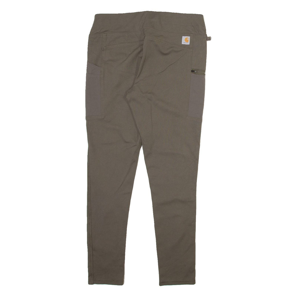 CARHARTT Womens Trousers Grey Slim Tapered W34 L28