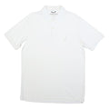 NAUTICA Mens White Short Sleeve Plain Polo Shirt M Classic Cotton Blend