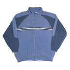 LEE Mens Blue & Navy Zip Up Sweatshirt 2XL Cotton Casual Lightweight Pullover