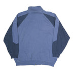 LEE Mens Blue & Navy Zip Up Sweatshirt 2XL Cotton Casual Lightweight Pullover