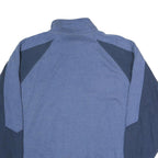 LEE Mens Blue & Navy Zip Up Sweatshirt 2XL Cotton Casual Lightweight Pullover