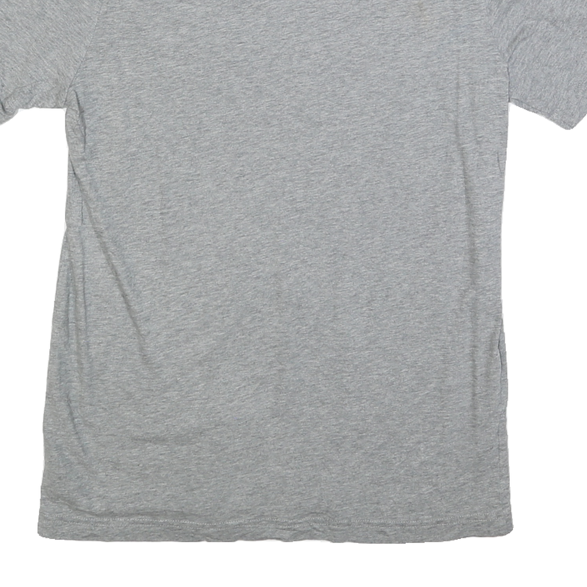 PUMA Mens Grey Slogan Tape Logo Graphic T-Shirt S Short Sleeve Crew Neck Casual