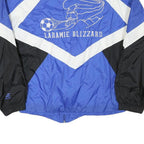 EASTBOY Mens Blue & Black Laramie Blizzard Sports Jacket L Polyester Woven Zip
