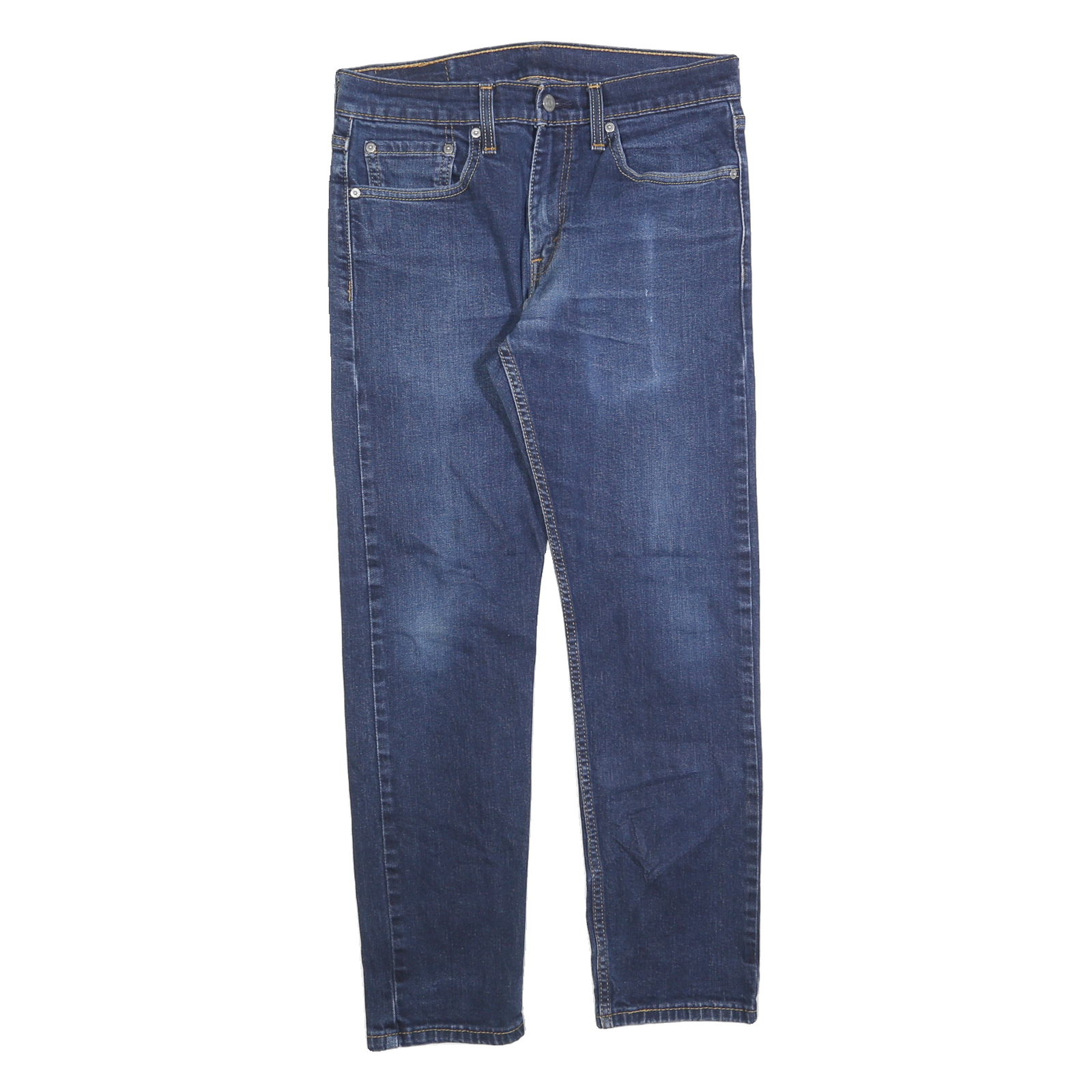 LEVI'S 502 Mens Jeans Blue Slim Straight Denim Medium W31 L27 Slim Fit