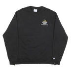 CHAMPION Mens Black Rivers Edge Environmental Crew Neck L Cotton Blend