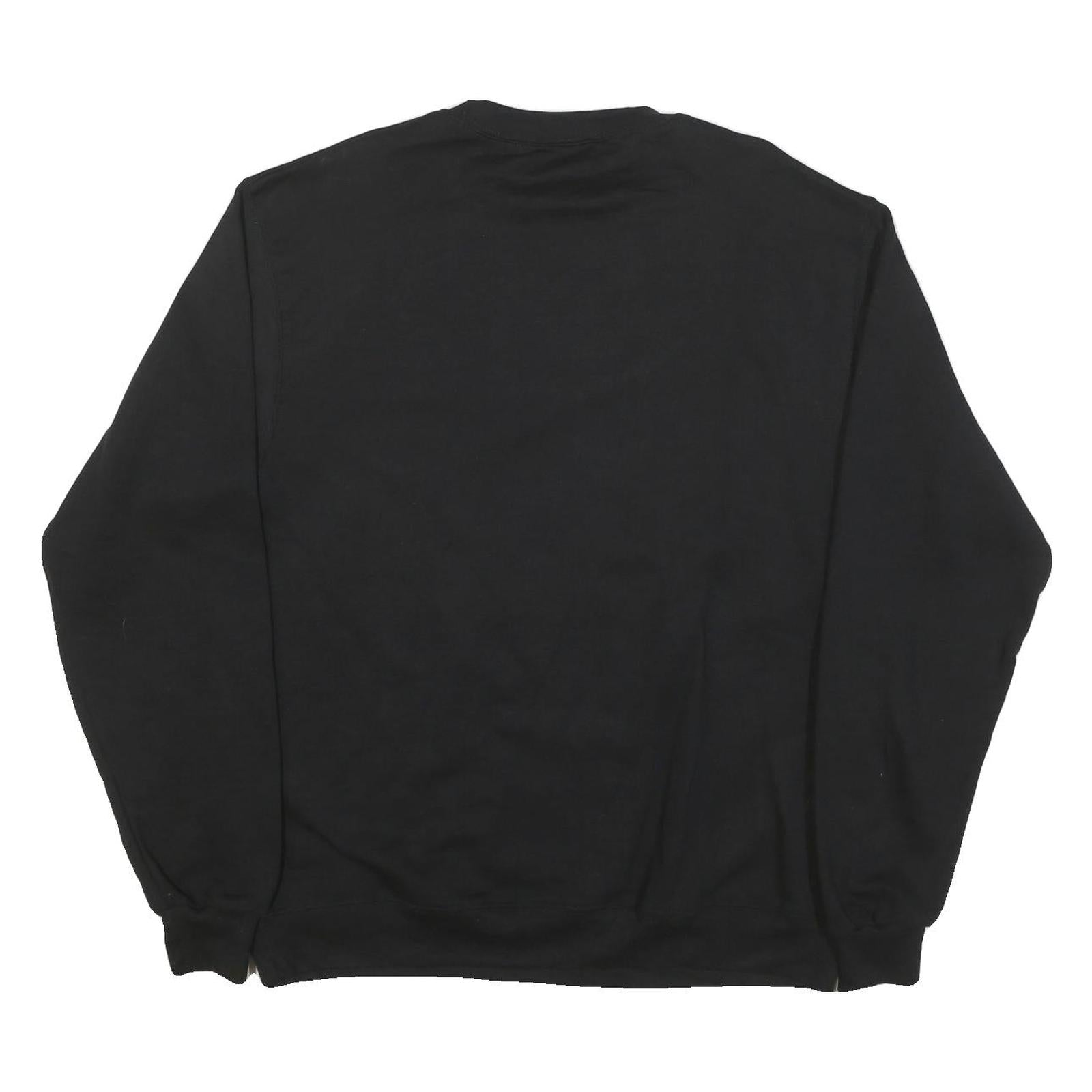 CHAMPION Mens Black Rivers Edge Environmental Crew Neck L Cotton Blend