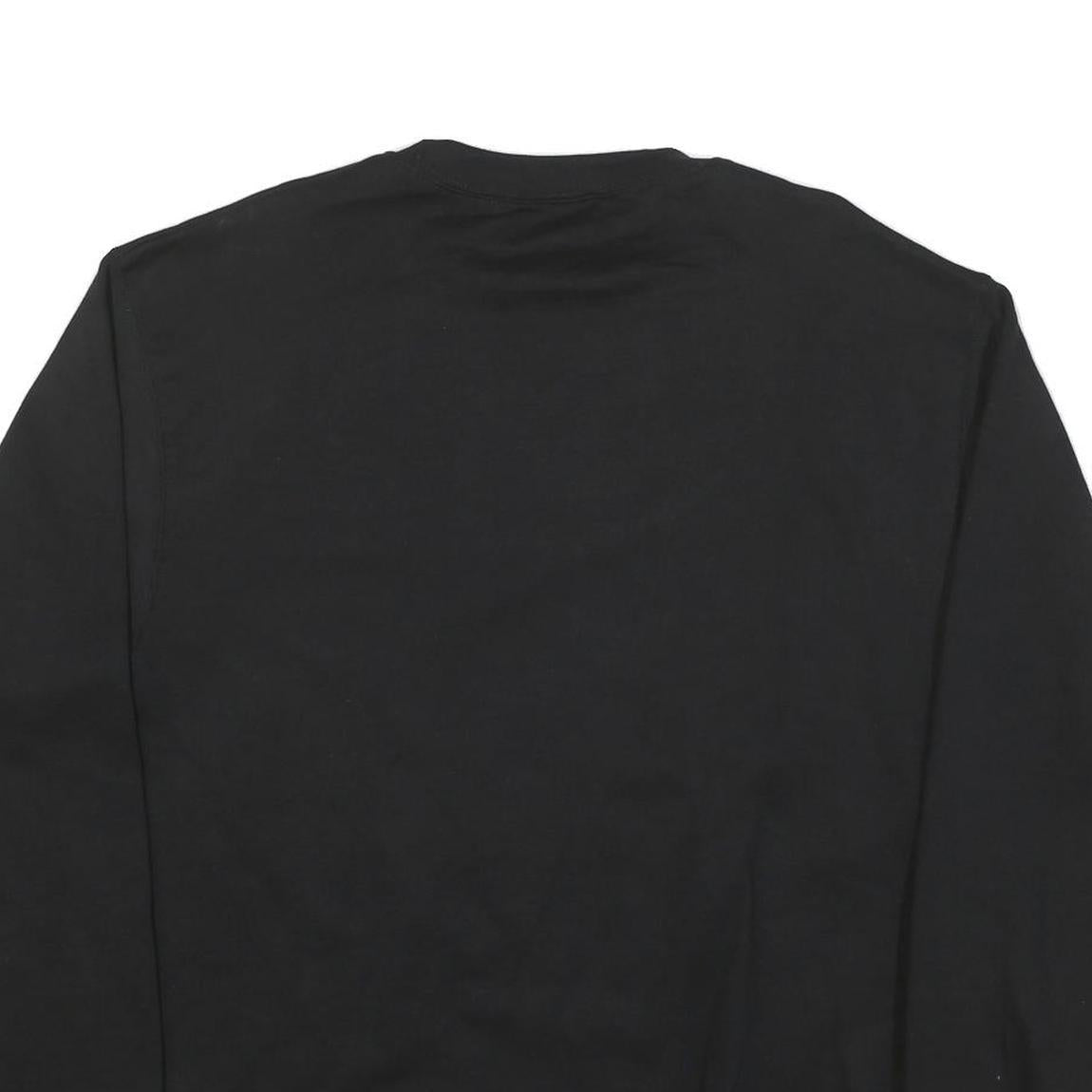 CHAMPION Mens Black Rivers Edge Environmental Crew Neck L Cotton Blend