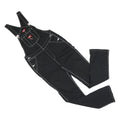 DICKIES Womens Black Cotton Blend Classic Dungarees S W30 L32 Workwear