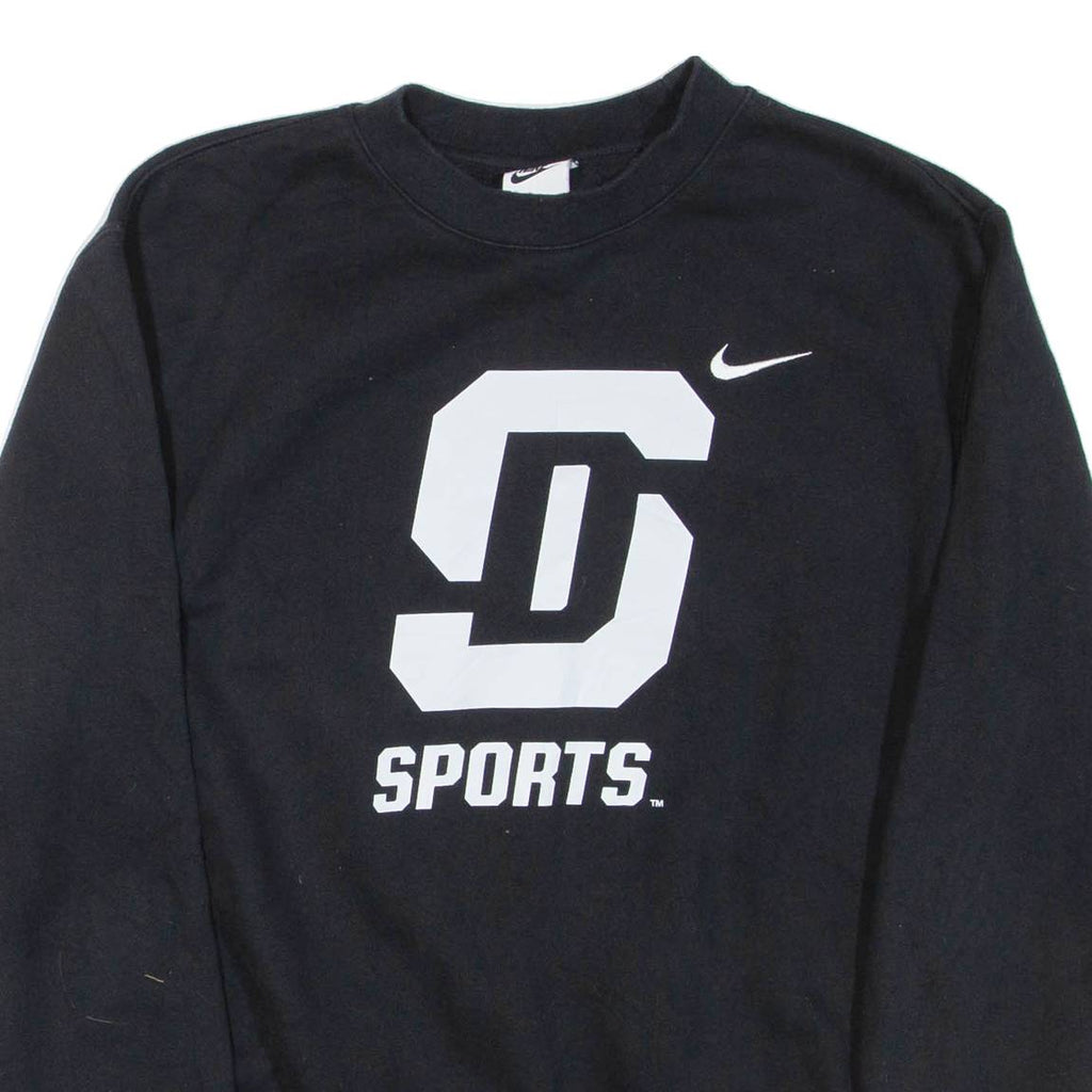 NIKE Mens Sweatshirt Black Crew Neck M