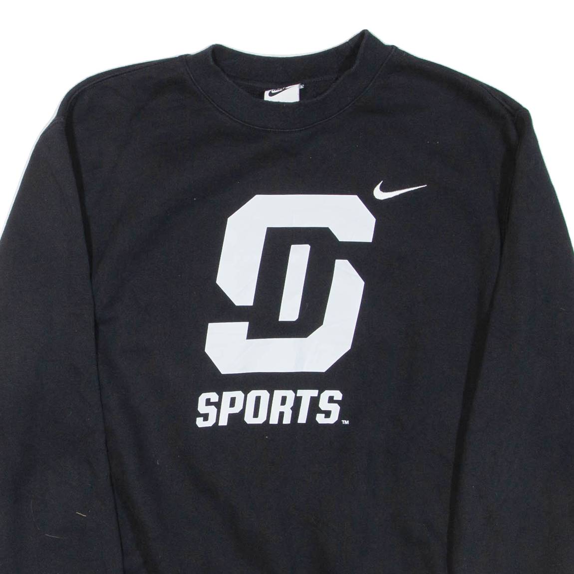 NIKE Mens Sweatshirt Black Crew Neck M