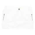 ARIZONA JEAN COMPANY Womens White Mini Cotton Blend Straight Skirt M Casual