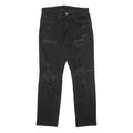 LEVI'S 511 Slim Mens Jeans Black Slim Slim Cotton Blend W32 L32 Distressed