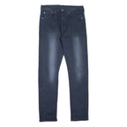 LEVI'S 522 Mens Jeans Blue Slim Tapered Stone Wash W30 L32