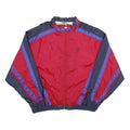 BEVERLY HILLS POLO CLUB Mens Red & Navy Nylon Track Jacket XL