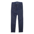 CALVIN KLEIN JEANS Womens Slim Skinny Denim Dark W25 L27 Zip Cotton Blend