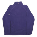 BERGHAUS Womens Blue Fleece Jacket UK 12 Polyester Zip Outdoor Casual