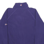 BERGHAUS Womens Blue Fleece Jacket UK 12 Polyester Zip Outdoor Casual