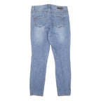 DKNY Womens Blue Slim Skinny Denim Light W30 L28 Stretch Zip Jeans