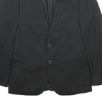 HUGO BOSS Mens Black Classic Jacket M Woven Button Blazer Suit Smart
