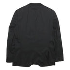 HUGO BOSS Mens Black Classic Jacket M Woven Button Blazer Suit Smart