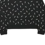 FILA Womens Black Crew Neck 2XL Cotton Blend Sweatshirt Logo Print