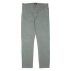 LEVI'S Mens Trousers Green Regular Skinny W33 L32