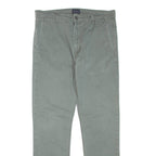 LEVI'S Mens Trousers Green Regular Skinny W33 L32