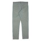LEVI'S Mens Trousers Green Regular Skinny W33 L32