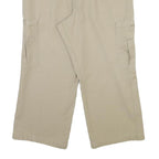 DICKIES Mens Cotton Blend Beige Regular Cargo Trousers W40 L25 Workwear Zip