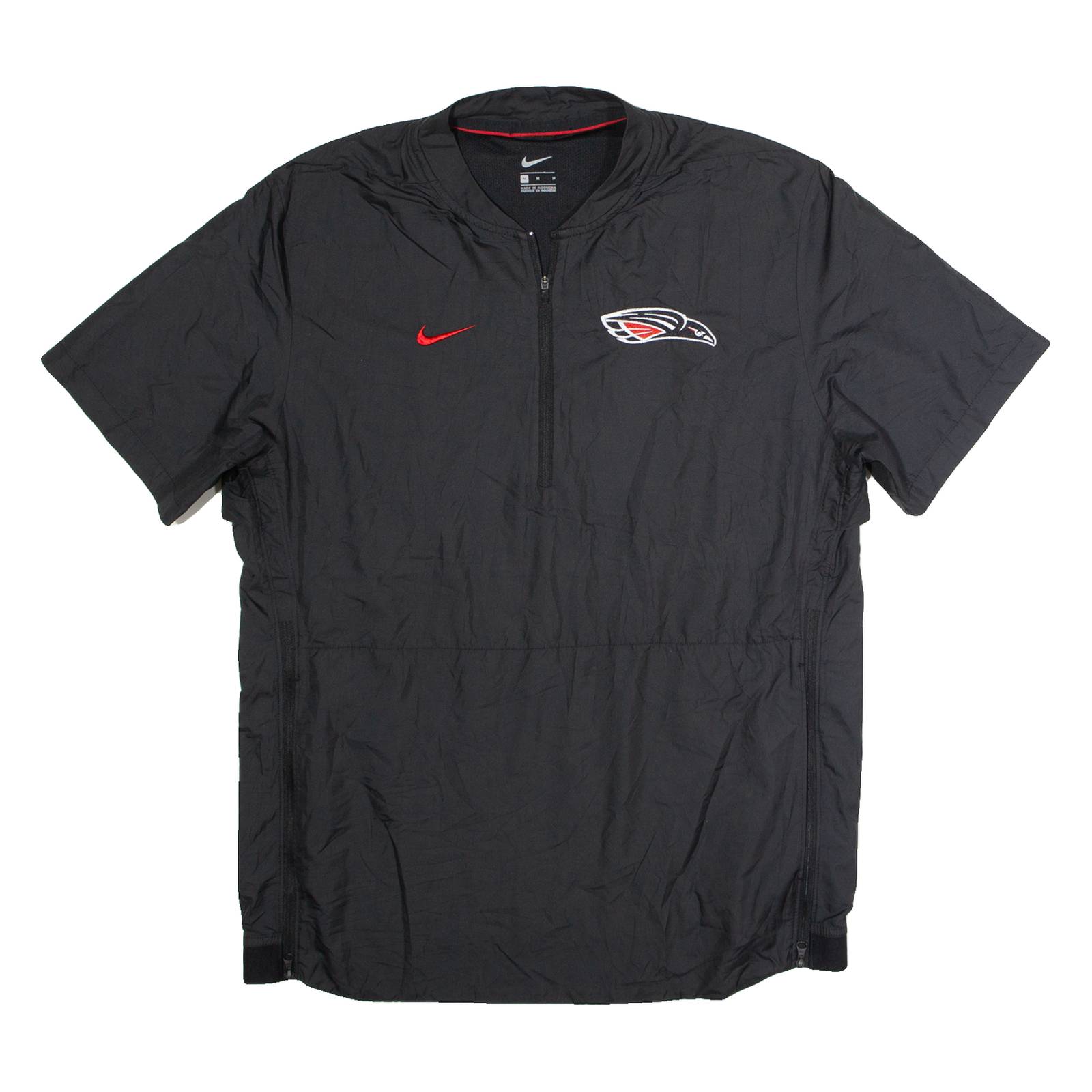 NIKE Southern Oregon Football Mens Pullover Jacket Black USA M