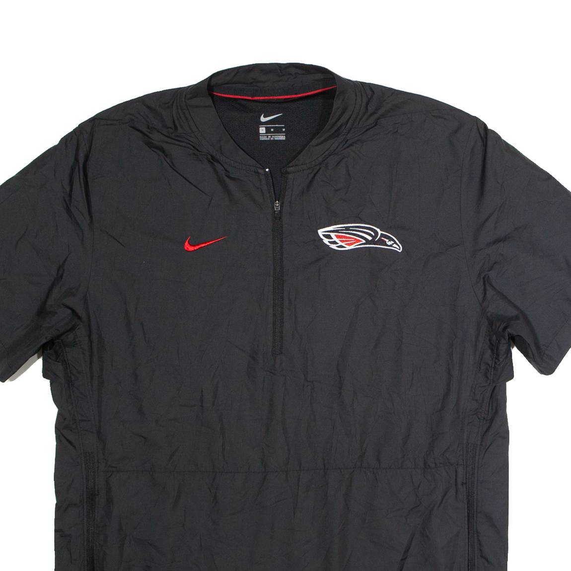 NIKE Southern Oregon Football Mens Pullover Jacket Black USA M