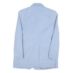 JOBIS Womens Blue Wool Button Jacket M Blazer Classic Tailored