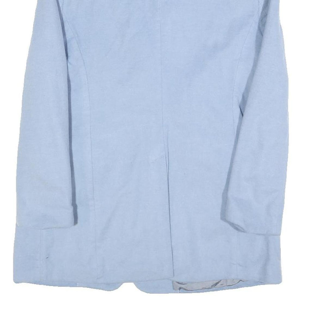 JOBIS Womens Blue Wool Button Jacket M Blazer Classic Tailored